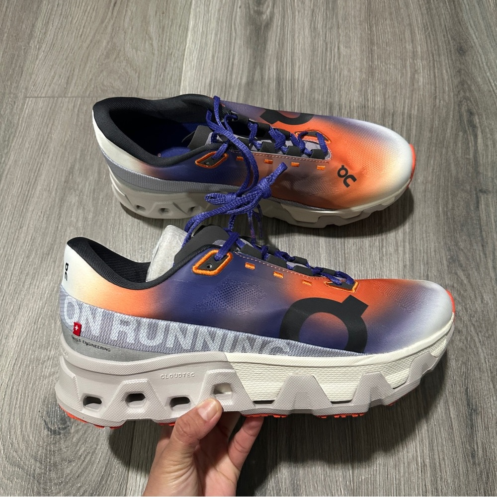 On Running Men's Gradient Sneakers - Orange and Purple